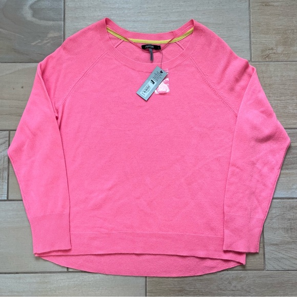 Apt. 9 Sweaters - Pink 100% Cashmere Sweater Large Soft Pullover Easter New Tags Spring Luxe Neon